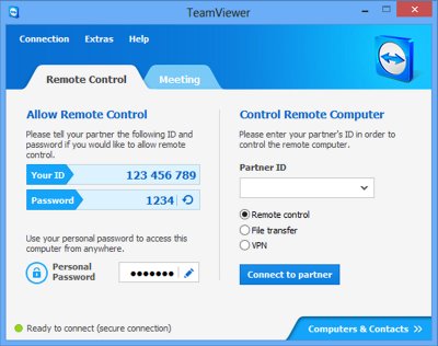 Teamviewer remote control